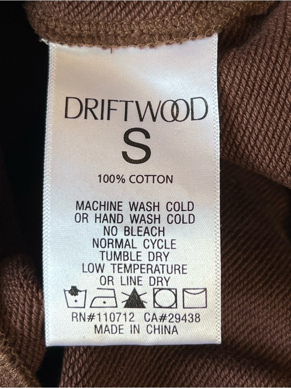 Anthropolgie Driftwood Hallucination Teddy Brown Embroidery Sweatshirt Size S - Picture 14 of 14
